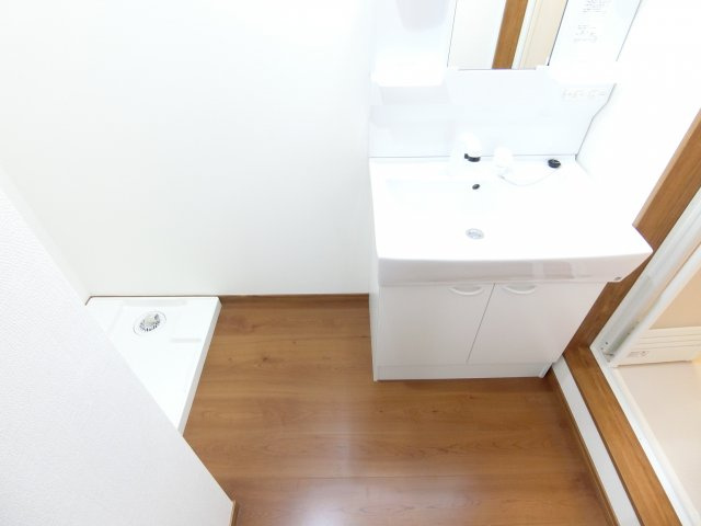 ラ・メール富田林A棟の洗面所