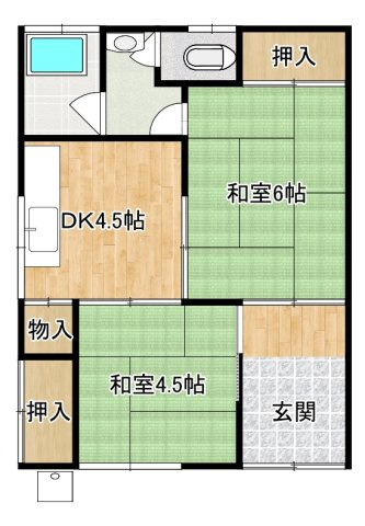 マンション珂志摩の間取り
