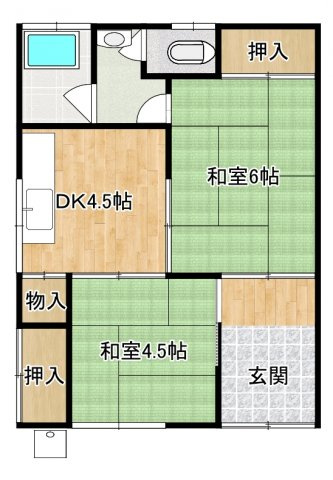 マンション珂志摩の間取り
