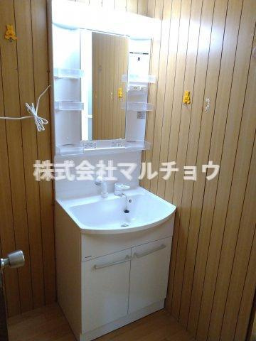 マンション珂志摩の洗面所|忙しい朝には欠かせない洗面所です