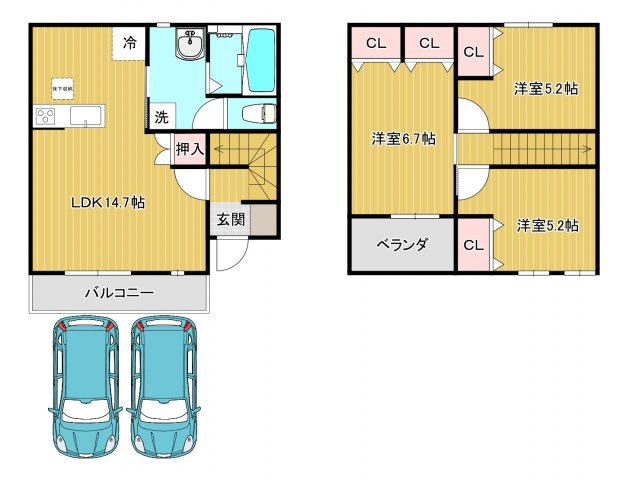 【間取り】 | マハロ南山Ⅱ | マハロ南山Ⅱ（GoodHome）