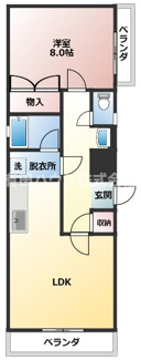 【間取り】 | ル・モンド吉備