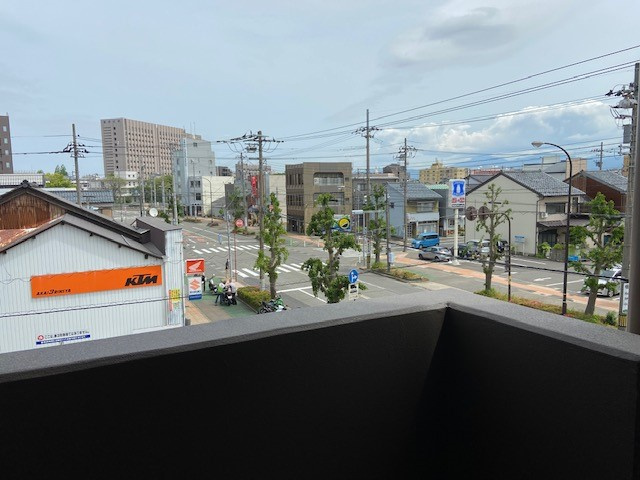 レーベン福井 THE GRAND MARKSの展望|プライベートバルコニーからの眺望です。