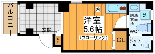 【間取り】 | Flat K