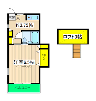 【間取り】 | アメニティ峰岡Ⅰ | アメニティ峰岡　間取り