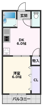 【間取り】 | ヴェール摂津