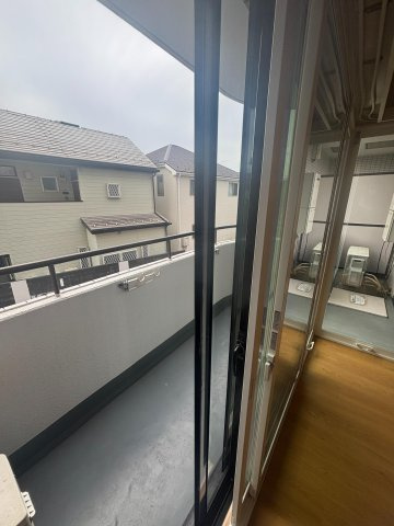 ボヌール天神のバルコニー