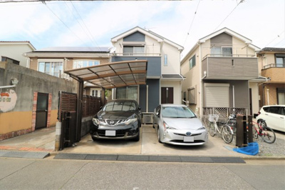 【外観】 | 東大和市向原4丁目/中古 | 南道路に面した日当たり良好な邸宅です。
