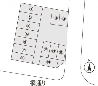 【区画図】 | ⑫橋本七松モータープール・月極駐車場