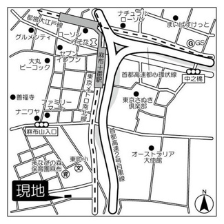 【地図】 | ノールフラット南麻布