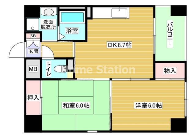【間取り】 | フクシマフラッツ