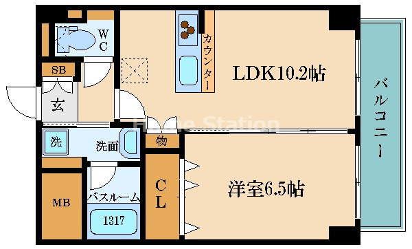 【間取り】 | レシェンテ西梅田