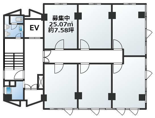 【間取り】 | アールビル天神西
