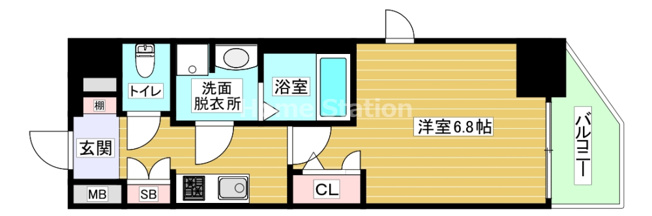 【間取り】 | ファーストフィオーレ福島野田
