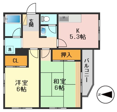 デュオヒルズの間取り