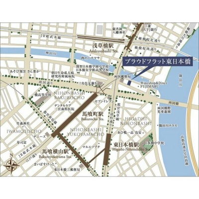 【地図】 | プラウドフラット東日本橋