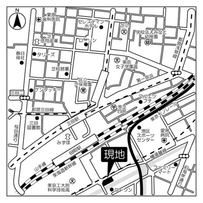 【地図】 | 田町イースト | 田町イースト