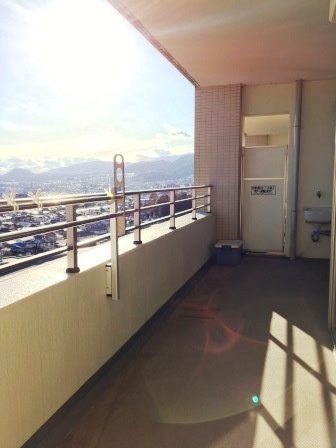 クレール宝塚ベルエールのバルコニー