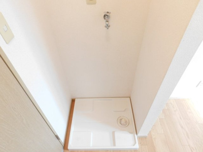 【洗面所】 | エコーハイツ | 室内洗濯機置場