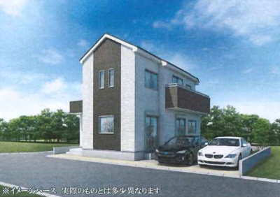 【外観パース】 | 武蔵村山大南　全1棟 | 完成パース
