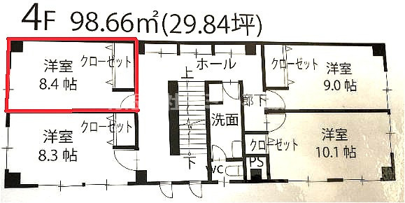 【間取り】 | 中部事務所M