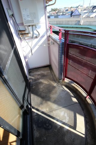 リバーサイド山本のバルコニー