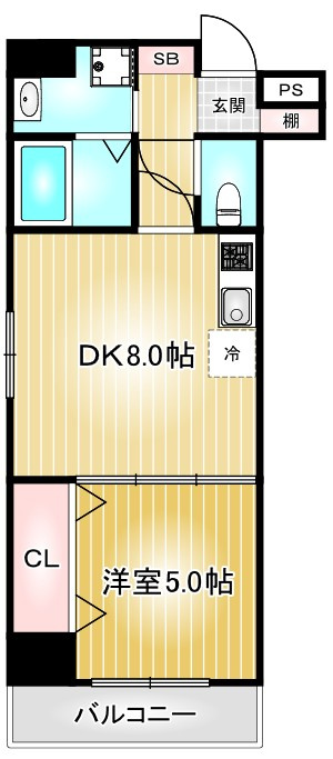 アネックスラスター|名古屋市の賃貸ならMy賃貸の間取り|アネックスラスター