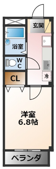 【間取り】 | ポルタヴィオン・Ｋ