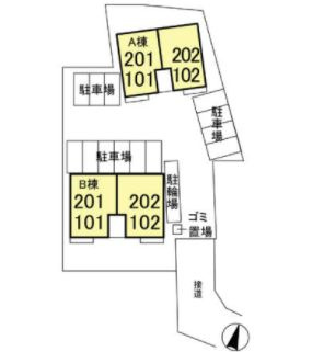 【区画図】 | レグルスA | 区画図です