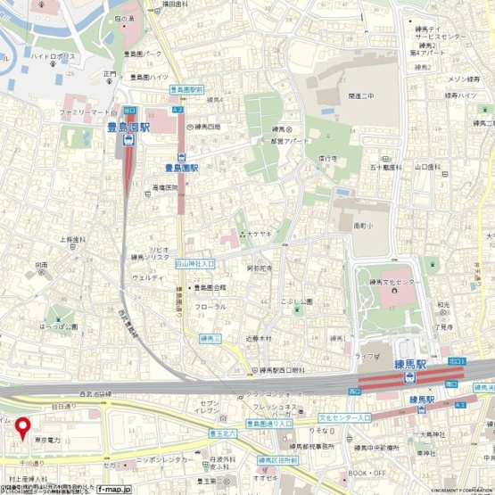 【地図】 | パレ・ホームズ練馬