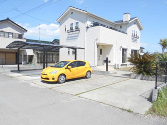 【駐車場】 | 価格変更・新古河駅徒歩12分・100坪・庭付き・駐車場4台並列・南西向き・4SLDK・バルコニー・