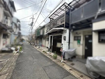 【前面道路含む現地写真】 | 山科区西野後藤　中古テラスハウス
