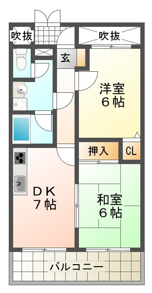 サンシャイン舞子の間取り