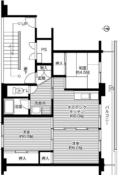 ビレッジハウス吉井Ⅱ【キャッシュバック対象物件】の間取り