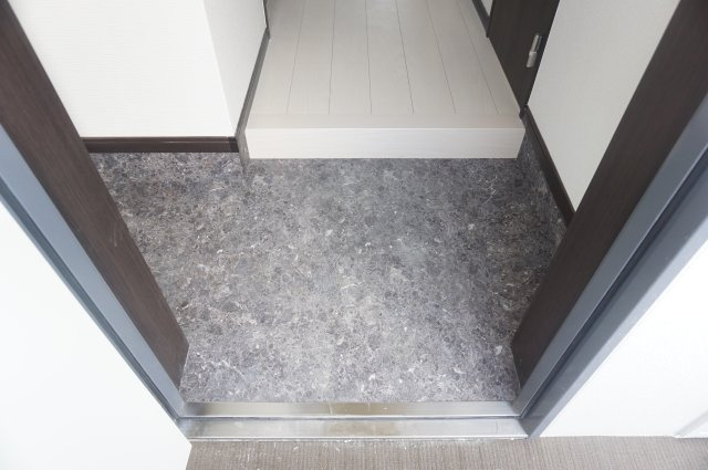 熊本市中央区西子飼町の賃貸マンションの玄関