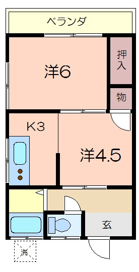 【間取り】 | 菊地アパート
