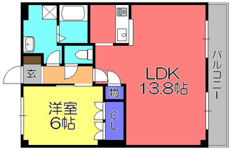 【間取り】 | メゾン　トレント
