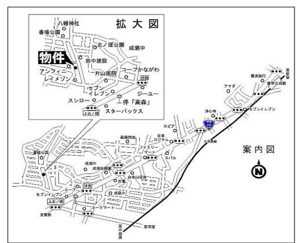 【地図】 | 伊勢原市高森　売地
