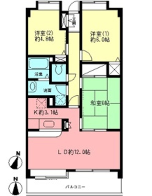 ヴァンヴェール湘南の間取り