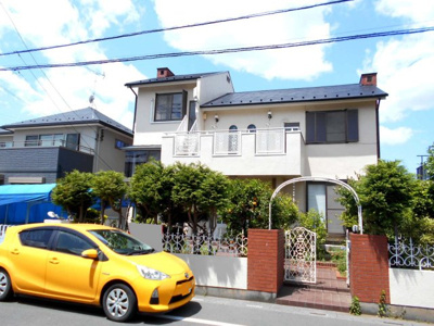 【外観】 | 中古戸建 春日部市 増富(豊春) 全1棟 1号棟 67坪  | 広々シリーズ67坪・庭付き・豊春駅徒歩11分・駐車場1台・南東向き・5ＳLDKとワイドバルコニー・