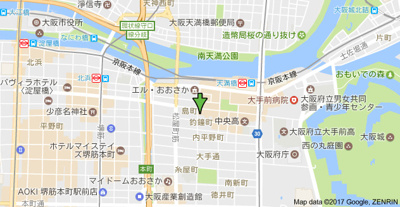【地図】 | スワンズシティ天満橋