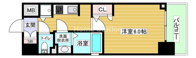 【間取り】 | プロシード梅田西アヴァンセ