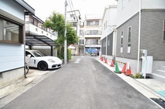 【前面道路含む現地写真】 | 前面道路は5.0ｍ車の通行はほとんど御座いません。