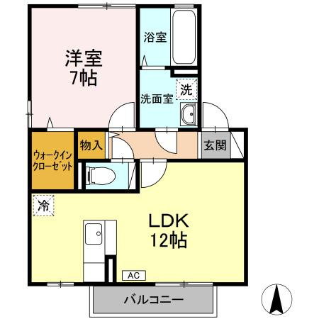 リビングタウン飯岡新田Ⅰの間取り
