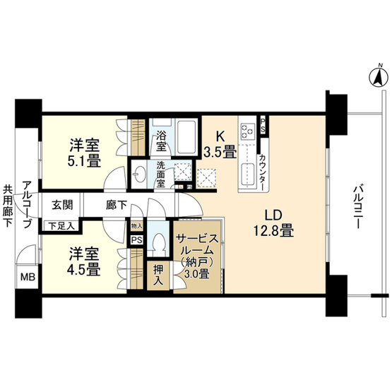 【間取り】 | ファインクォーターシティ