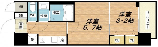 【間取り】 | S-RESIDENCE日本橋Qualier