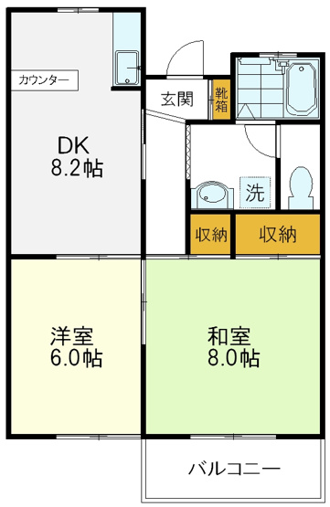 【間取り】 | ロジュマンシャトー | 間取り