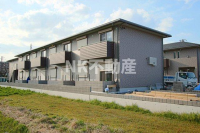 【外観】 | プレセアコート花園（河内花園賃貸） | 外観もきれいです