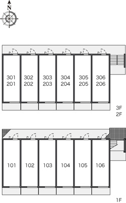 【区画図】 | レオパレス長洲西通