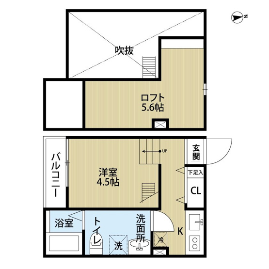 【間取り】 | La Luce松戸